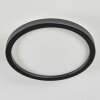 Xarel Plafoniera, Panel LED Nero, 1-Luce
