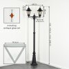 Hongkong Lampione multibraccia, Illuminazione viale Nero, 2-Luci