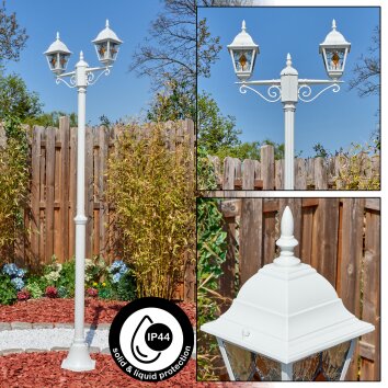Naofe Lampione multibraccia, Illuminazione viale Bianco, 2-Luci