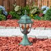 Naofe Lampada con piedistallo, Illuminazione viale Verde, Nero, 1-Luce