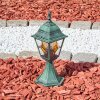 Naofe Lampada con piedistallo, Illuminazione viale Verde, Nero, 1-Luce