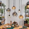 Ripoll Lampadario a sospensione, Lampada a sfera, Lampada a sospensione Ambrato, Chiaro, Grigio fumo, 6-Luci