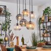 Ripoll Lampadario a sospensione, Lampada a sfera, Lampada a sospensione Ambrato, Chiaro, Grigio fumo, 6-Luci