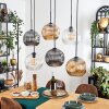 Ripoll Lampadario a sospensione, Lampada a sfera, Lampada a sospensione Ambrato, Chiaro, Grigio fumo, 6-Luci