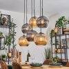 Ripoll Lampadario a sospensione, Lampada a sfera, Lampada a sospensione Ambrato, Grigio fumo, 6-Luci