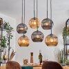 Ripoll Lampadario a sospensione, Lampada a sfera, Lampada a sospensione Ambrato, Grigio fumo, 6-Luci