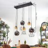 Ripoll Lampadario a sospensione, Lampada a sfera, Lampada a sospensione Ambrato, Grigio fumo, 6-Luci