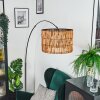 Cando Lampada da terra Cromo, Nero, 1-Luce