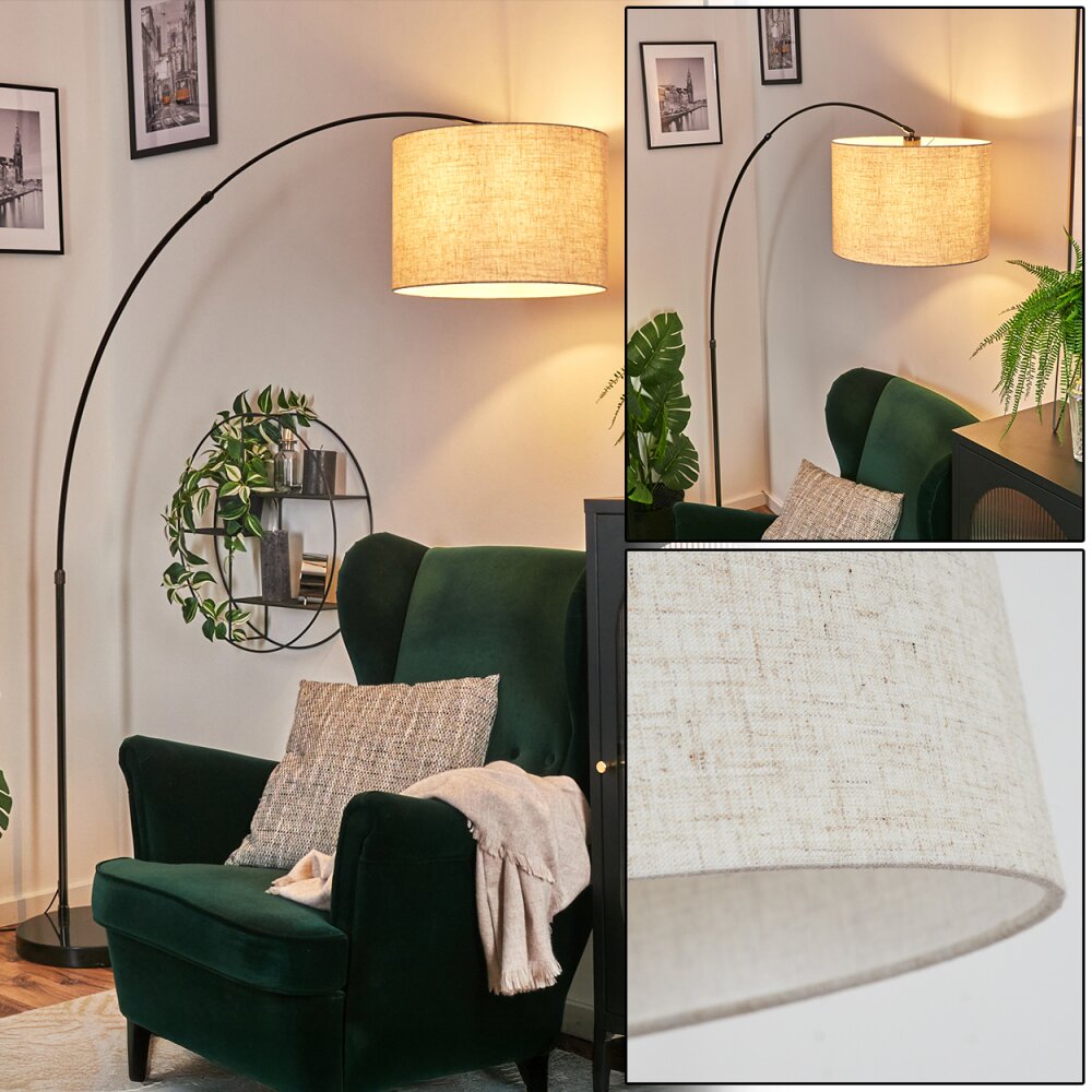 Bassagoda Lampada da terra Cromo, Nero, 1-Luce main product photo