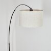 Bassagoda Lampada da terra Cromo, Nero, 1-Luce