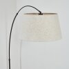 Bassagoda Lampada da terra Cromo, Nero, 1-Luce