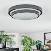 Orvan Plafoniera, Panel LED Nero, Bianco, 1-Luce