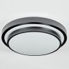 Orvan Plafoniera, Panel LED Nero, Bianco, 1-Luce