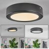 Isela Plafoniera, Panel LED Nero, 1-Luce