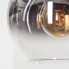 Koyoto Lampadario a sospensione, Lampada a sfera, Lampada a sospensione Ambrato, Chiaro, Grigio fumo, 6-Luci