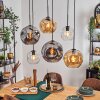 Ripoll Lampadario a sospensione, Lampada a sfera, Lampada a sospensione Ambrato, Chiaro, Grigio fumo, 6-Luci