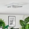 Elmar Plafoniera, Panel LED Argento, 1-Luce