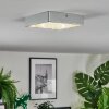 Elmar Plafoniera, Panel LED Argento, 1-Luce