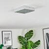 Elmar Plafoniera, Panel LED Argento, 1-Luce