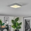 Elmar Plafoniera, Panel LED Argento, 1-Luce