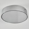Elmar Plafoniera, Panel LED Argento, 1-Luce