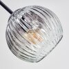 Ripoll Plafoniera, Lampada a sfera Chiaro, Grigio fumo, 6-Luci