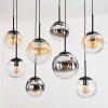 Gastor Lampadario a sospensione, Lampada a sfera, Lampada a sospensione Ambrato, Cromo, Chiaro, Grigio fumo, 8-Luci