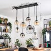 Gastor Lampadario a sospensione, Lampada a sfera, Lampada a sospensione Ambrato, Chiaro, Grigio fumo, 8-Luci
