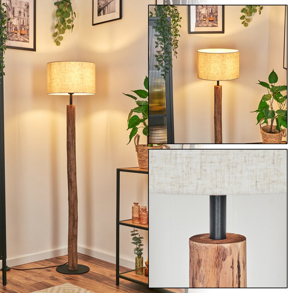 Bassagoda Lampada da terra Écru, Nero, 1-Luce main product photo