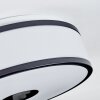 Elran Plafoniera LED Nero, Bianco, 1-Luce