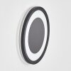 Gelan Applique LED Nero, Bianco, 1-Luce