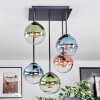 Gastor Plafoniera, Lampada a sfera Blu, Verde, Chiaro, Ramato, 5-Luci