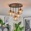 Koyoto Plafoniera, Lampada a sfera 45 cm Ambrato, Chiaro, 5-Luci