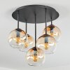 Koyoto Plafoniera, Lampada a sfera 45 cm Ambrato, Chiaro, 5-Luci