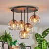 Koyoto Plafoniera, Lampada a sfera 45 cm Ambrato, Chiaro, 5-Luci
