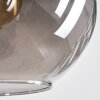 Ripoll Lampadario a sospensione, Lampada a sfera, Lampada a sospensione Ambrato, Chiaro, Grigio fumo, 8-Luci