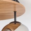 Ripoll Plafoniera, Lampada a sfera Écru, Nero, 3-Luci