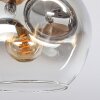 Ripoll Plafoniera, Lampada a sfera Écru, Nero, 3-Luci