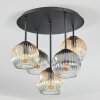 Ripoll Plafoniera, Lampada a sfera Ambrato, Chiaro, Grigio fumo, 5-Luci