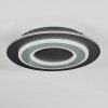 Lidor Plafoniera LED Nero, 1-Luce