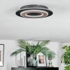 Lidor Plafoniera LED Nero, 1-Luce