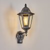 Lignac Lampada da parete per esterno, Applique Nero, Argento, 1-Luce, Sensori di movimento