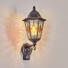 Lignac Lampada da parete per esterno, Applique Nero, Argento, 1-Luce, Sensori di movimento