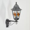 Lignac Lampada da parete per esterno, Applique Nero, Argento, 1-Luce, Sensori di movimento