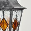 Lignac Lampada da parete per esterno, Applique Nero, Argento, 1-Luce
