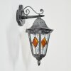 Lignac Lampada da parete per esterno, Applique Nero, Argento, 1-Luce