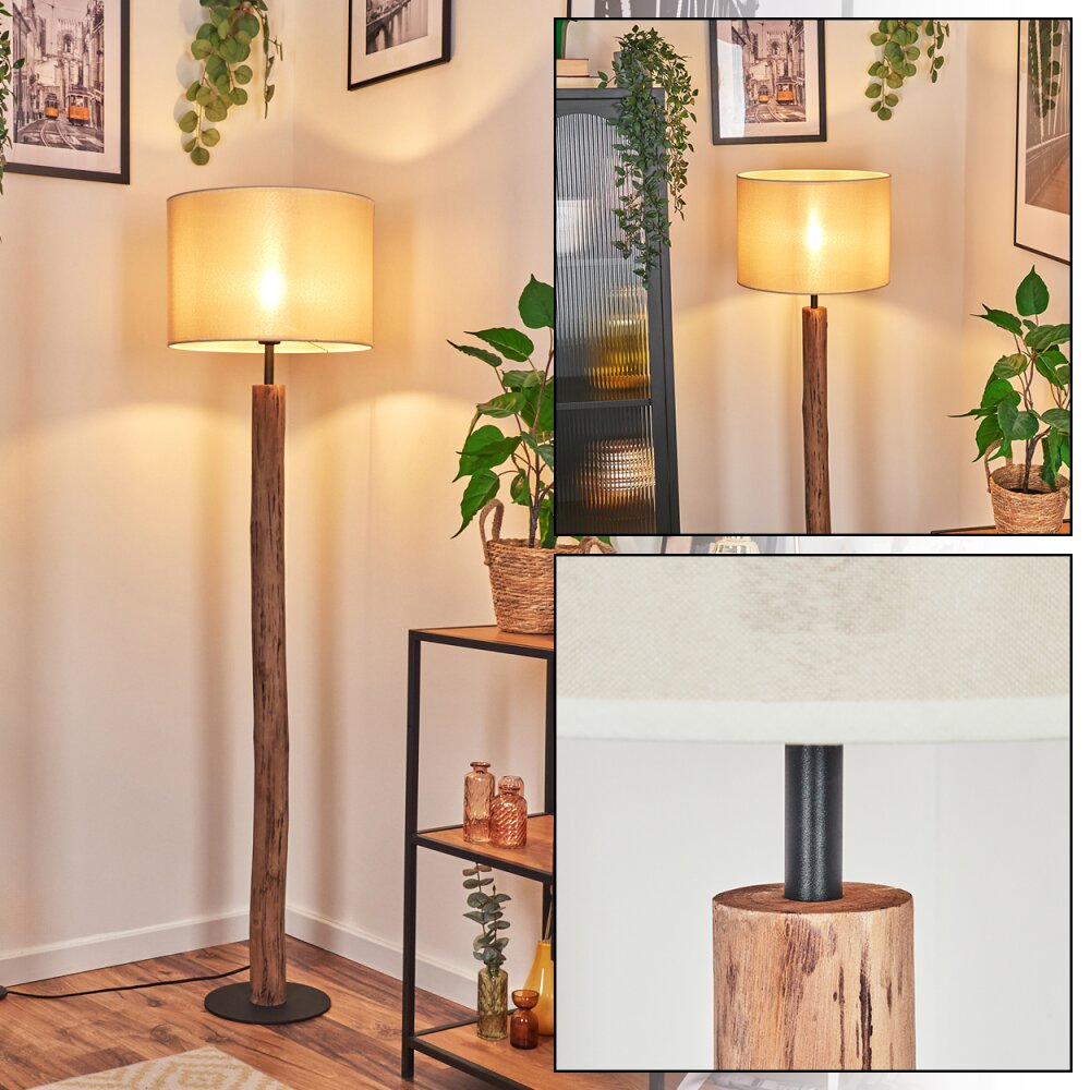Bassagoda Lampada da terra Écru, Nero, 1-Luce main product photo
