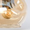 Ripoll Plafoniera, Lampada a sfera Écru, Nero, 3-Luci