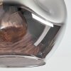 Ripoll Plafoniera, Lampada a sfera Grigio fumo, 5-Luci