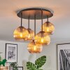 Koyoto Plafoniera, Lampada a sfera 41 cm Ambrato, 5-Luci